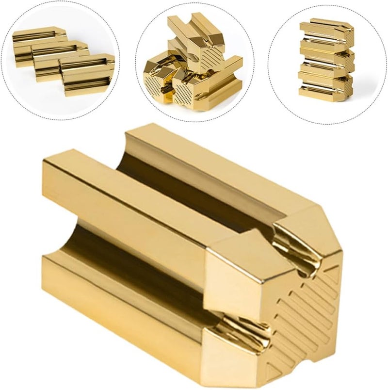 Golden Makeup Pencil Sharpener For Eyebrow And Eye Pencils Cosmetic Sharpening Tool - Image 3